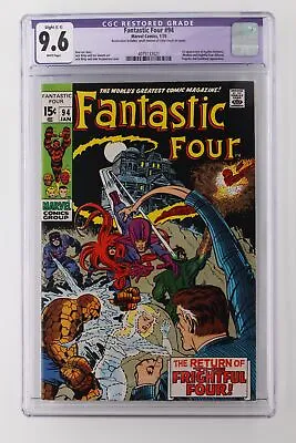 Buy Fantastic Four #94 - Marvel 1970 CGC 9.6 1st Appearance Of Agatha Harkness • 562.19£