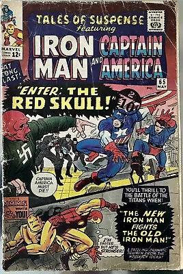 Buy Tales Of Suspense #65 1st Silver Age Red Skull  (1965) • 20£