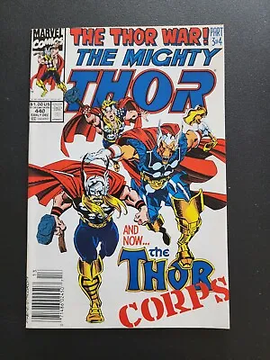 Buy Marvel Comics The Mighty Thor #440 December 1991 1st App Thor Corp (a) • 12.01£
