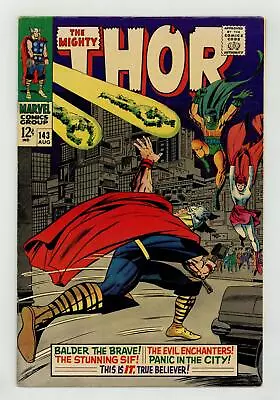 Buy Thor #143 FN- 5.5 1967 • 34.79£