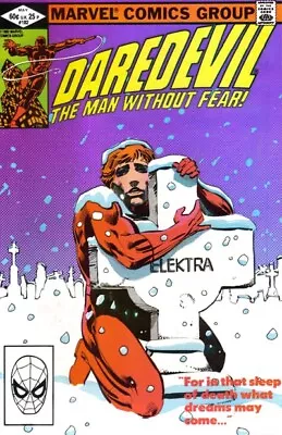 Buy DAREDEVIL #182 F/VF, Frank Miller, Direct Marvel Comics 1982 Stock Image • 10.28£