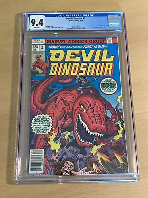 Buy Devil Dinosaur 1 (1978) - Marvel Comics Bronze Age Key 1st App - CGC 9.4 NM • 99£