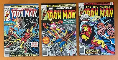 Buy Iron Man #98, 103 & 109 (Marvel 1977) 3 X FN- Bronze Age Comics • 16.95£