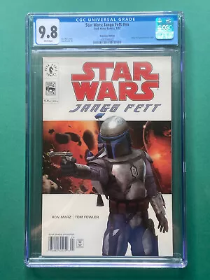 Buy Star Wars Jango Fett #1 Newstand Ed. CGC 9.8 (Marvel 3/02) Key 1st Jango Fett • 449.99£