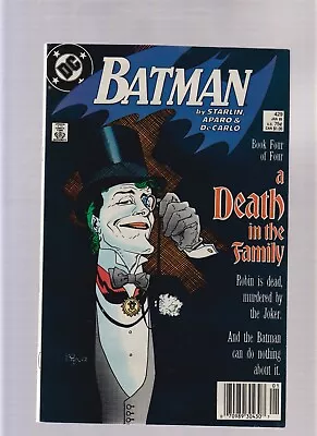 Buy Batman #429- Death In The Family Part 4 (9.0) 1989 • 4.73£