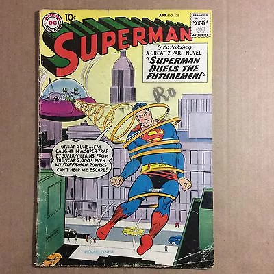 Buy Superman #128  Superman Duels The Futuremen  (3.0) 1959 • 39.44£