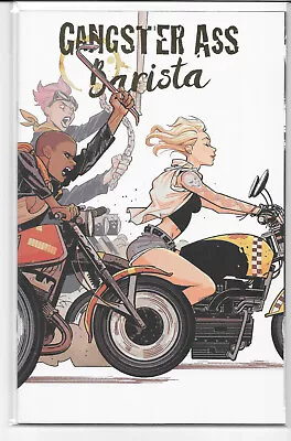 Buy Gangster Ass Barista #3 B Conor Hughes Foil Variant 1st P NM/NM+ Black Mask 2023 • 5.53£