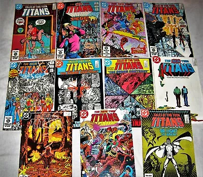 Buy NEW TEEN TITANS BUNDLE Vintage 1980's Bronze Age DC Comics Perez Wolfman • 24£