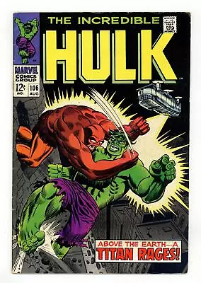Buy Incredible Hulk #106 FN- 5.5 1968 • 49.02£