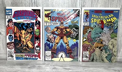 Buy Web Of Spider-Man 60 Spectacular 195 Guardians Of The Galaxy 27 Marvel Lot Comic • 8.77£