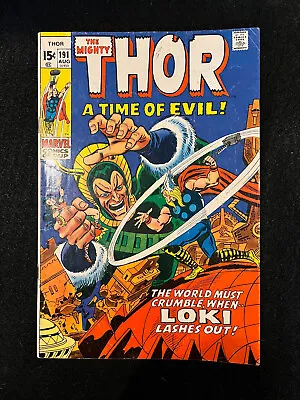 Buy 103. Vintage Comic Book, The Mighty THOR, #191 • 11.83£