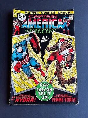 Buy Captain America #144 - Richard Nixon And Spiro Agnew (Marvel, 1971 Fine- • 9.52£