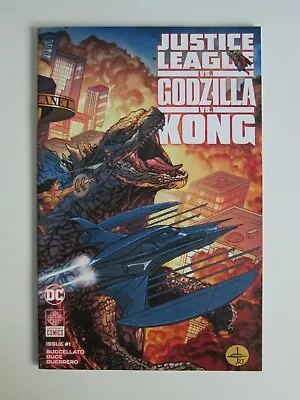 Buy Justice League Vs Godzilla Vs Kong #1 Nm- Cover A 1st Print Drew Johnson Wrap Dc • 14.44£