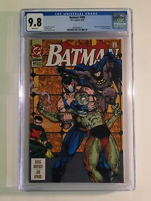 Buy Batman #489 CGC 9.8 DC Comics 1993 1st Appearance Of Jean-Paul Valley As Batman • 98.82£