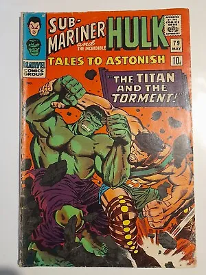 Buy Tales To Astonish #79 May 1966  Good/VGC 3.0 Classic Battle Of Hulk Vs Hercules • 39.99£