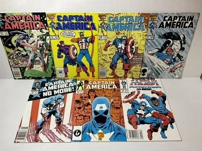 Buy Captain America Comic Books (Lot Of 7: #301, 317, 319, 322, 332, 333 & 334) • 27.98£
