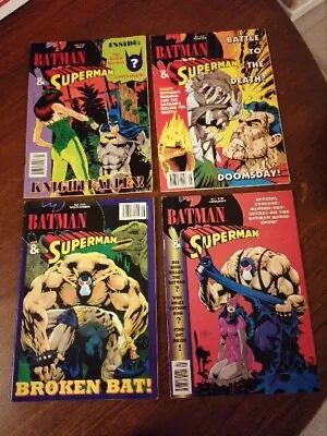 Buy BATMAN & SUPERMAN - Knight Fallen #5, 6, 9, 11 :  DC Comics 1994 • 1.99£