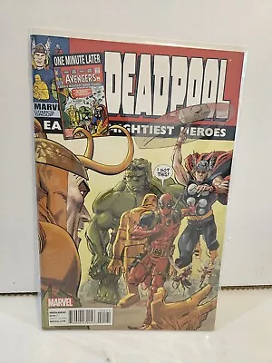 Buy Death Of Deadpool 250 LGY 45 Marvel Comics 2015 Avengers Variant 1st Print NM • 30£