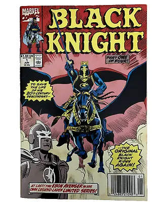 Buy BLACK KNIGHT # 1 , 1st SOLO BLACK KNIGHT, DANE WHITMAN. MARVEL  Comics 1990 VFN • 13.99£