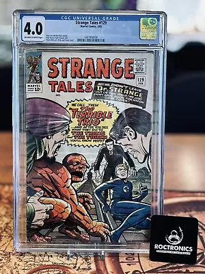 Buy Strange Tales #129 - Fantastic 4 And Dr. Strange - The Terrible Trio CGC 4.0 *MP • 55.17£