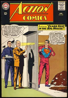 Buy ACTION COMICS #323 1965 VF 8.0 SUPERGIRL  The Kryptonian Killer  SUPERMAN • 39.52£