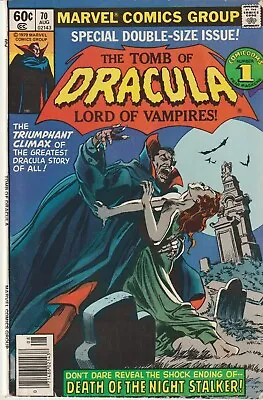 Buy ~TOMB OF DRACULA  #70~ (1979) ~Gene Colan-Tom Palmer Cover And Art~ ~Last Issue~ • 19.71£