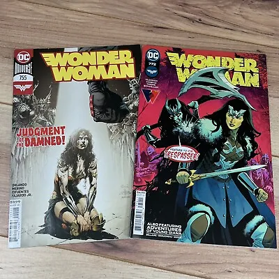 Buy Wonder Woman Comic Books #755 & #772 2020 DC Both Excellent! • 11.04£