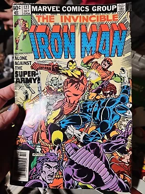 Buy 1979 Marvel Comics No. 127 The Invincible Iron Man Alone Against The Super Army • 7.89£