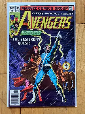 Buy Avengers #185 Scarlet Witch Quicksilver Marvel Comic Book GEORGE PEREZ Art F/VF • 10.39£