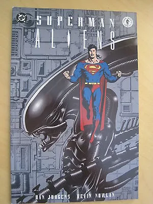 Buy SUPERMAN Vs ALIENS # 1. PRESTIGE FORMAT By JURGENS & NOWLAN. DC /Dark Horse,1995 • 4.99£