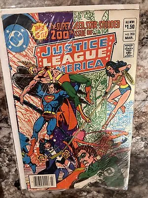 Buy Justice League Of America #200 (DC 1982) G. Perez Wrap-around, JLA Origin Retold • 5.54£