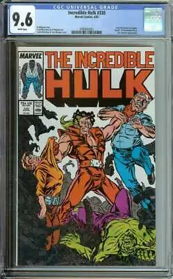 Buy Incredible Hulk #330 Cgc 9.6 White Pages // Todd Mcfarlane Art Begins 1987 • 67.20£