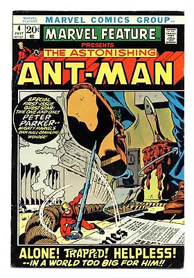 Buy Marvel Feature #4 FN 6.0 1972 1st App. Ant-Man Since 1960s • 32.41£