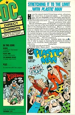 Buy Dc Direct Currents #8 (vol 1) Plastic Man Preview / Dc Comics / Aug 1988 / V/g • 3.95£