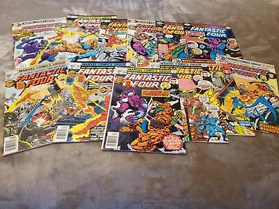 Buy Fantastic Four 1977 Marvel Comic,#185,189,193,196,201,202,204,207-210(lot Of 11) • 59.16£