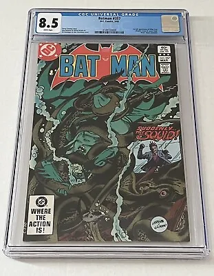 Buy Batman #357 CGC 8.5 1st Full Appearance Of Killer Croc White Pages DC Comics • 99.95£