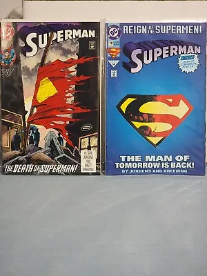 Buy Superman #75 & #78 (1993)  *death Of Superman  ~VF/NM • 28.02£