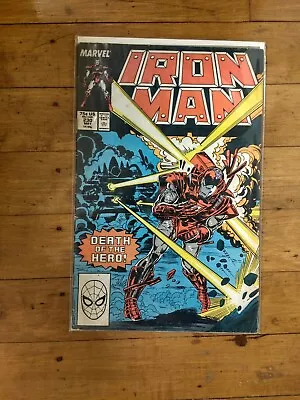 Buy Marvel Iron Man #230 Death Of The Hero!  • 3.10£