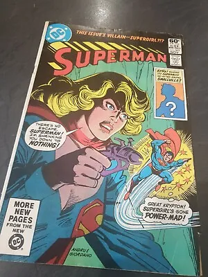 Buy Superman #365_november 1981_very Fine_ Supergirl...power-mad _bronze Age Dc! • 4.99£