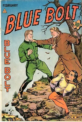 Buy Blue Bolt  # 7   Vol 6   VERY GOOD    Feb. 1946   Wilcox Cover   Many Artists • 39.53£