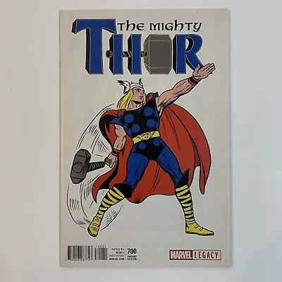 Buy Mighty Thor 700 VF/NM 1:50 Jack Kirby T-Shirt Variant Marvel 2017 HTF Rare • 39.40£