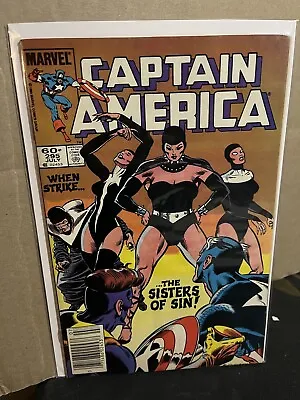 Buy Captain America 295 🔑1st COVER App SISTERS OF SIN🔥1984 Copper Comics🔥VF • 11.82£