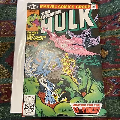 Buy Incredible Hulk #254 VF + 1980 Bronze Age 1st App U-Foes🔥🔑!!! • 16.79£