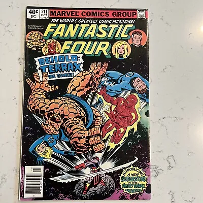 Buy Fantastic Four #211 (1979) Marvel Comics 1st App Terrax Byrne Galactus • 23.99£