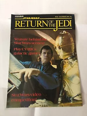 Buy STAR WARS RETURN OF THE JEDI #62 22nd August 1984 Marvel Comic Weekly Magazine • 2.89£