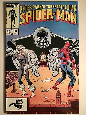 Buy Spectacular Spider-Man #98, VF-/7.5, 1984, 1st App. Spot, Gemini Mailer 🔑🔥🔑 • 28.02£