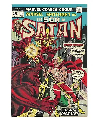 Buy Marvel Spotlight #15 Son Of Satan VF/VF+ Or Better Beauty Black Sabbath! Combine • 7.98£