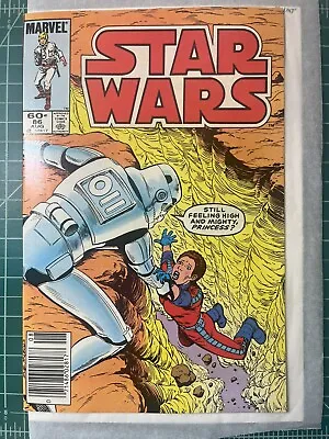 Buy STAR WARS #86 1984 MARVEL MARK JEWELERS*NEWSSTAND VF Comic • 29.98£