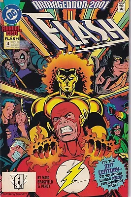 Buy DC Flash, Annual #4, 1991, Armageddon 2001, Waid, Brasfield • 1.50£