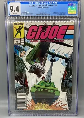 Buy G.I. Joe: A Real American Hero #68 - 1988 - Marvel Comics - CGC 9.4 • 55.25£
